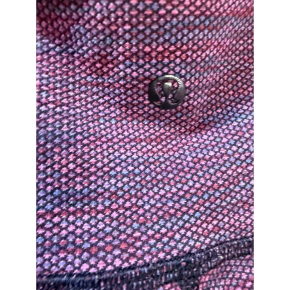 Lululemon Seamless Cropped Leggings Purple Speckled Pattern Womens‎ Size S - Picture 8 of 8